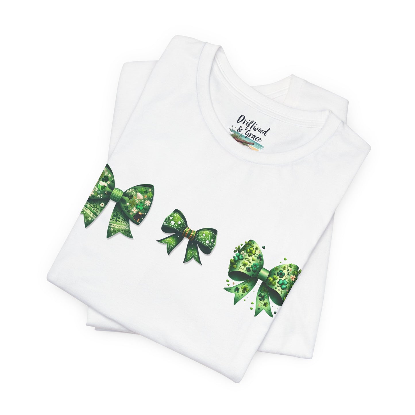 Shamrock & Bows Lucky Tee