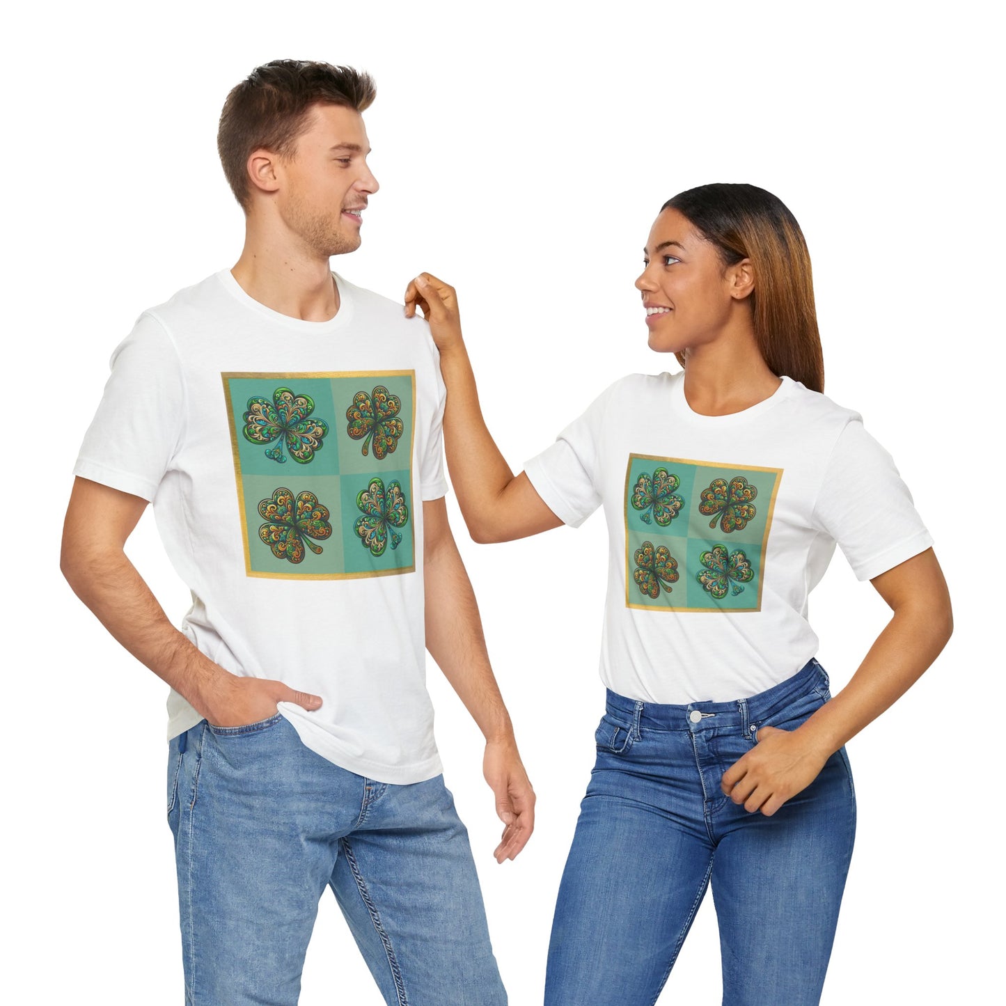 Ornate Shamrock Quartet Tee