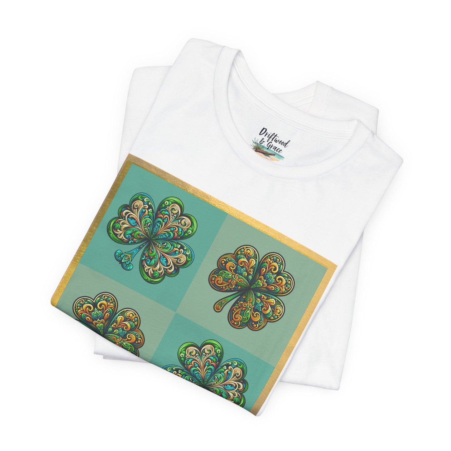 Ornate Shamrock Quartet Tee