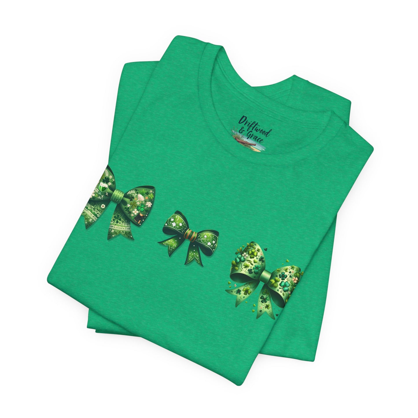 Shamrock & Bows Lucky Tee