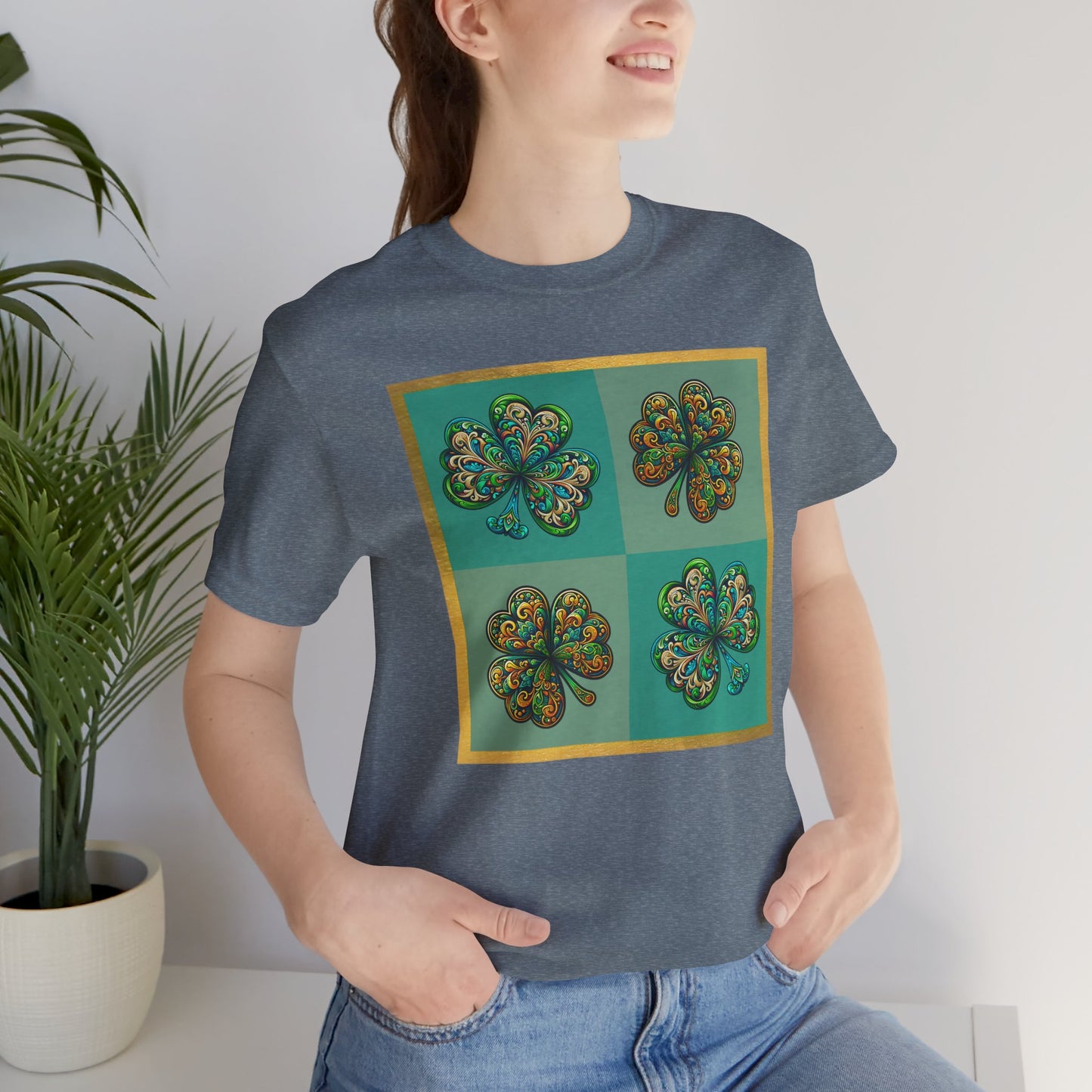 Ornate Shamrock Quartet Tee