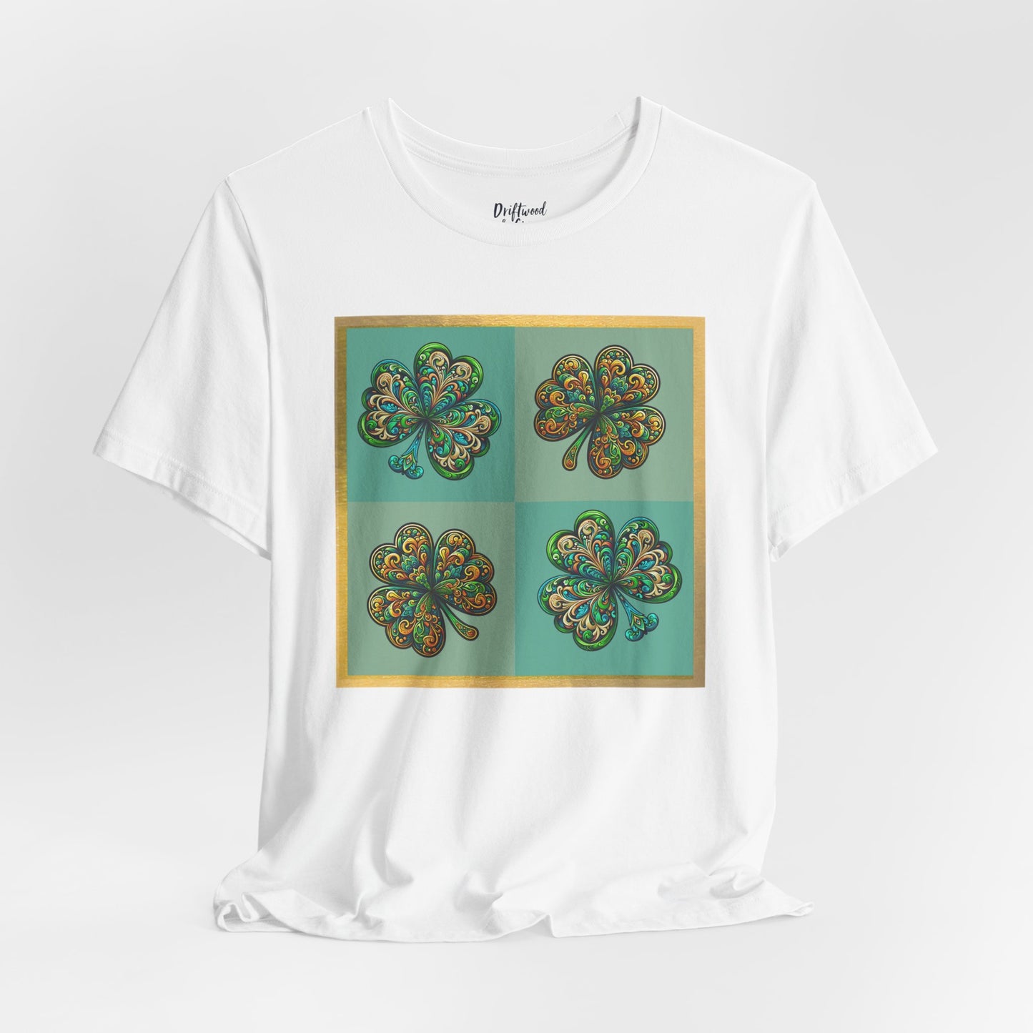 Ornate Shamrock Quartet Tee