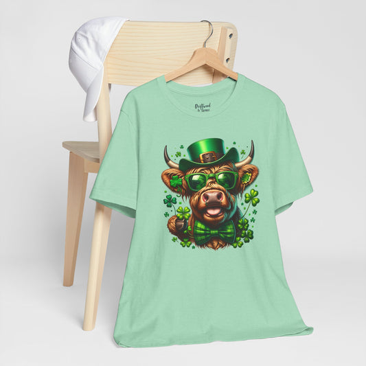 Lucky Highland Cow Tee