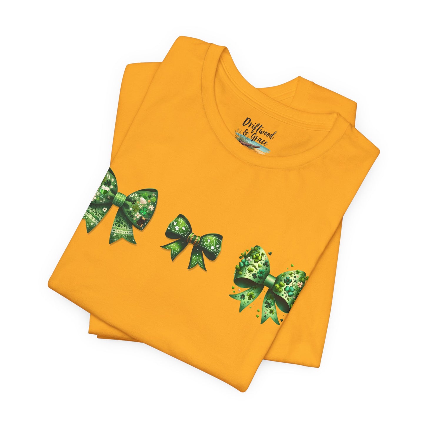 Shamrock & Bows Lucky Tee