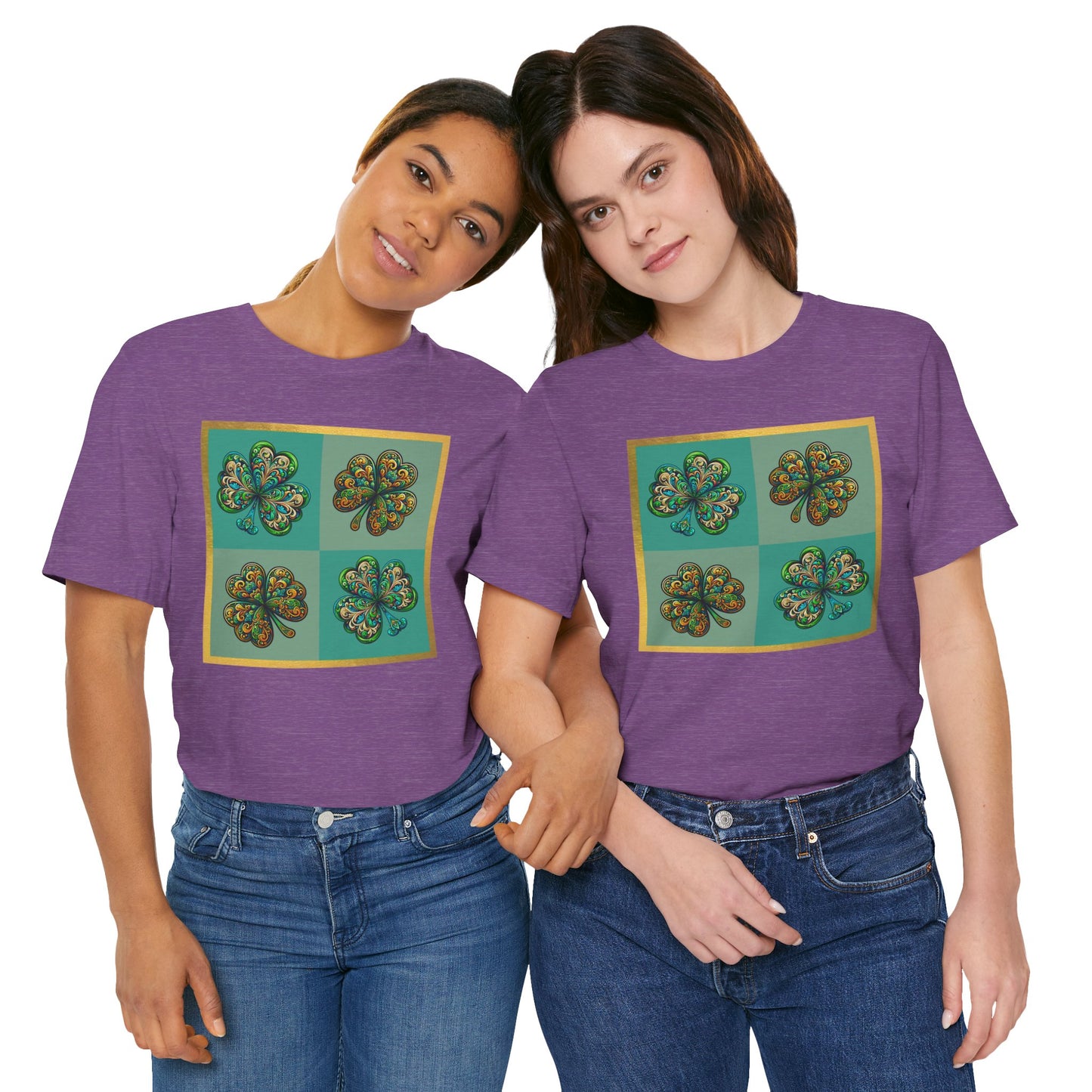 Ornate Shamrock Quartet Tee